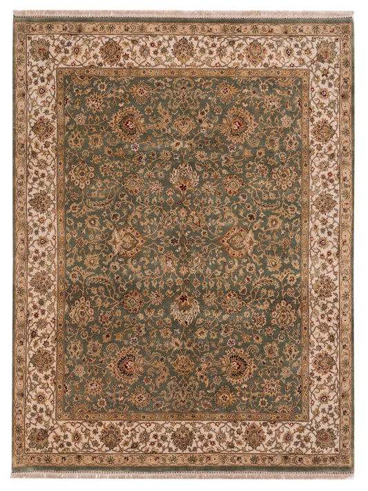 Rajpur Crown  Green Ivory Transitional