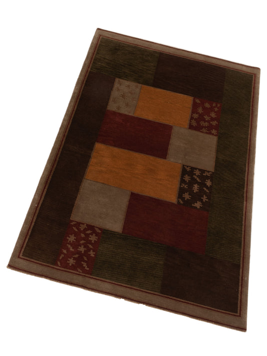 Tibarra Multi 5.2x8.1 Hand Knotted Rug