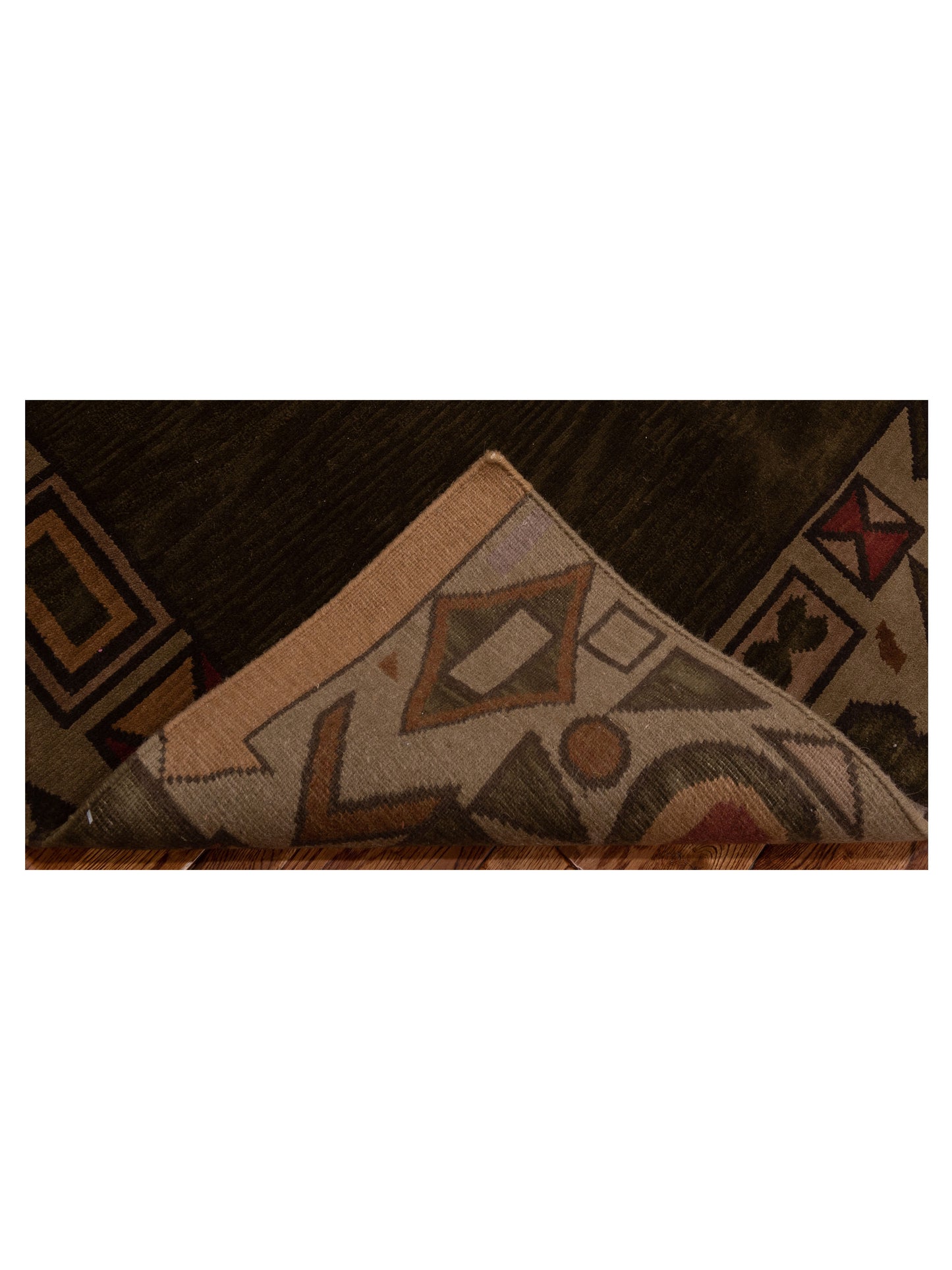 Tibarra Green Silver 5.1x8.2 Hand Knotted Rug