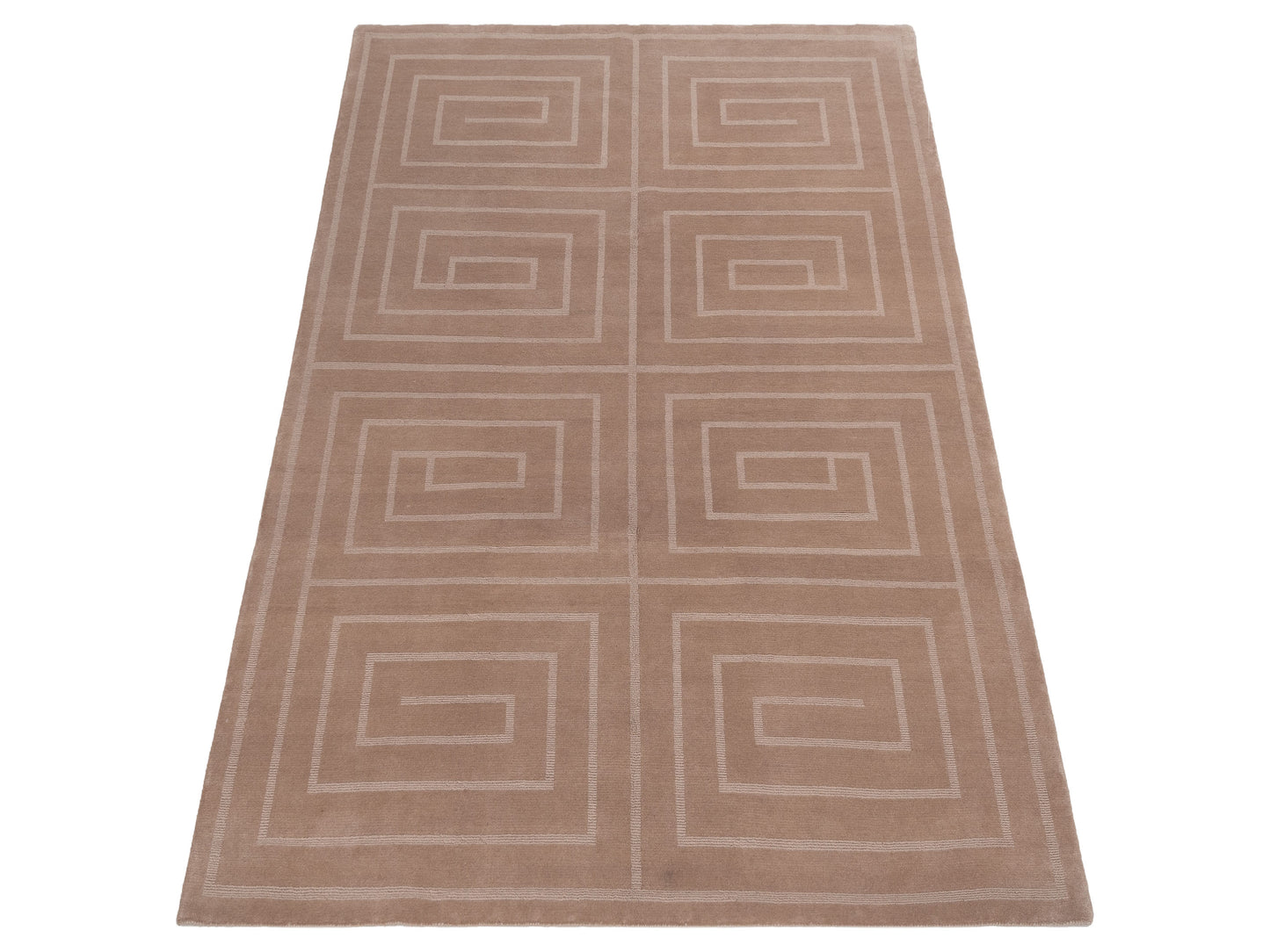 Tibarra Beige 8x9.11 Hand Knotted Rug