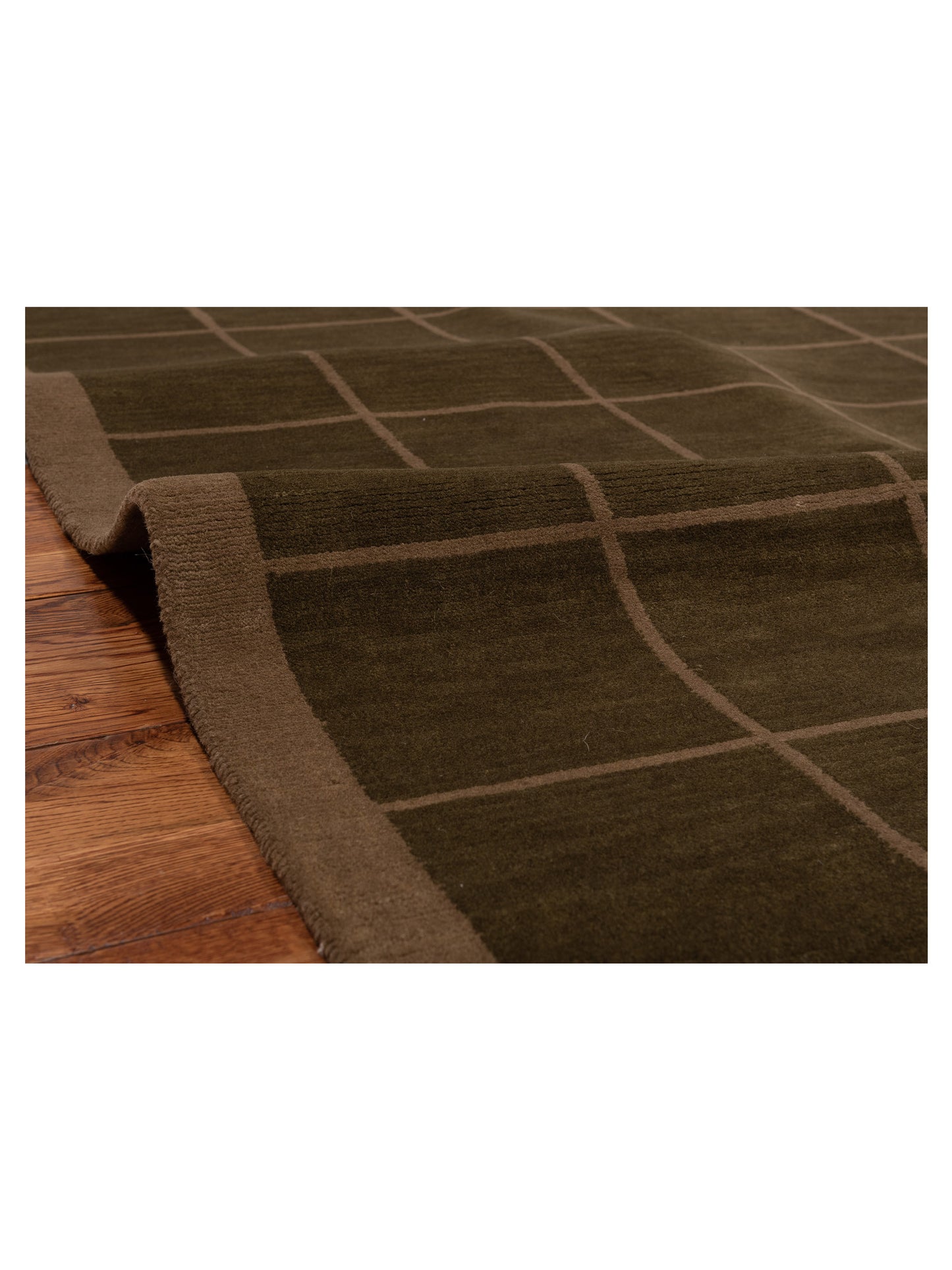 Tibarra Green 8.1x9.11 Hand Knotted Rug