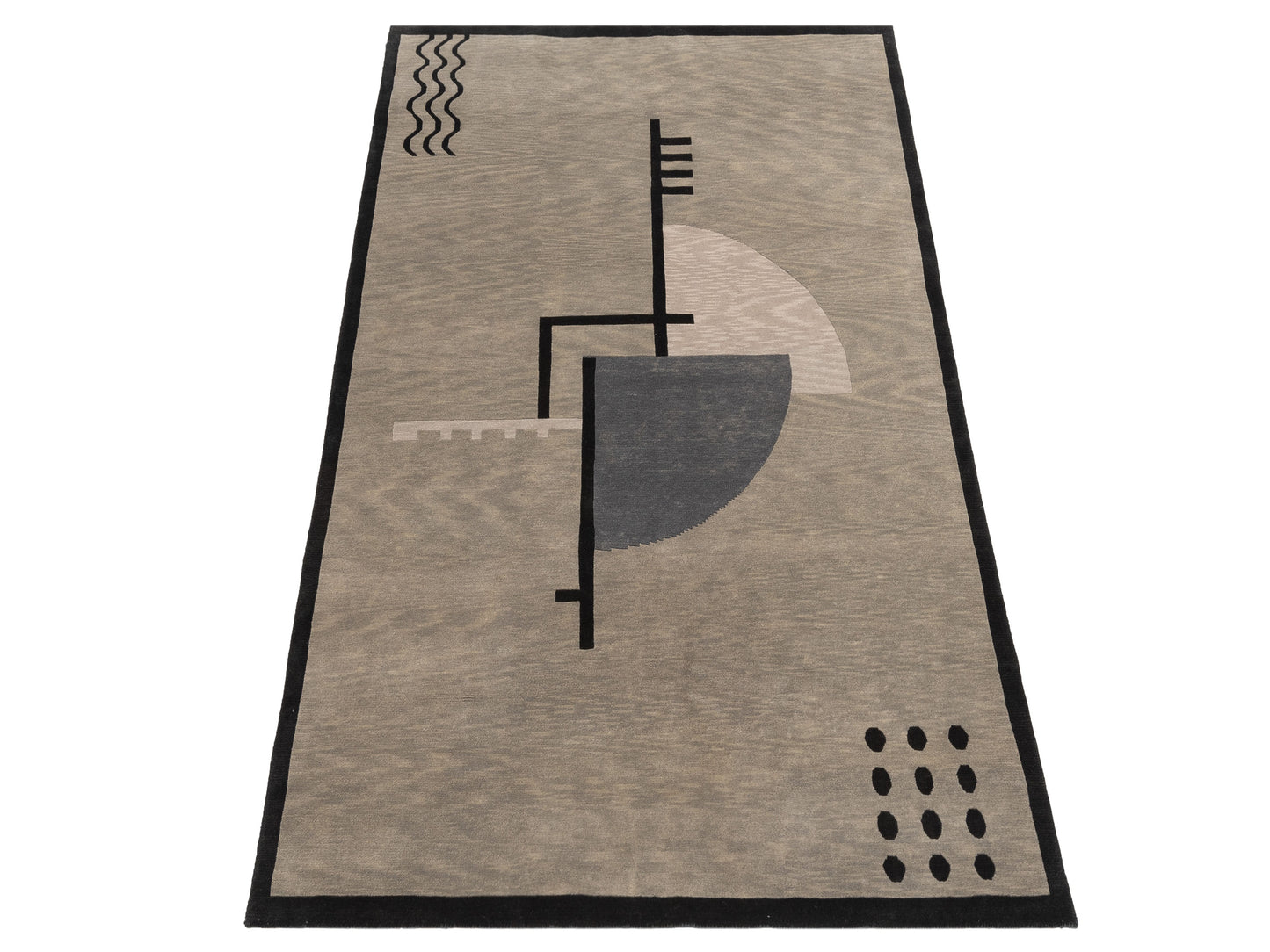 Tibarra Blue Green 6x9 Hand Knotted Rug