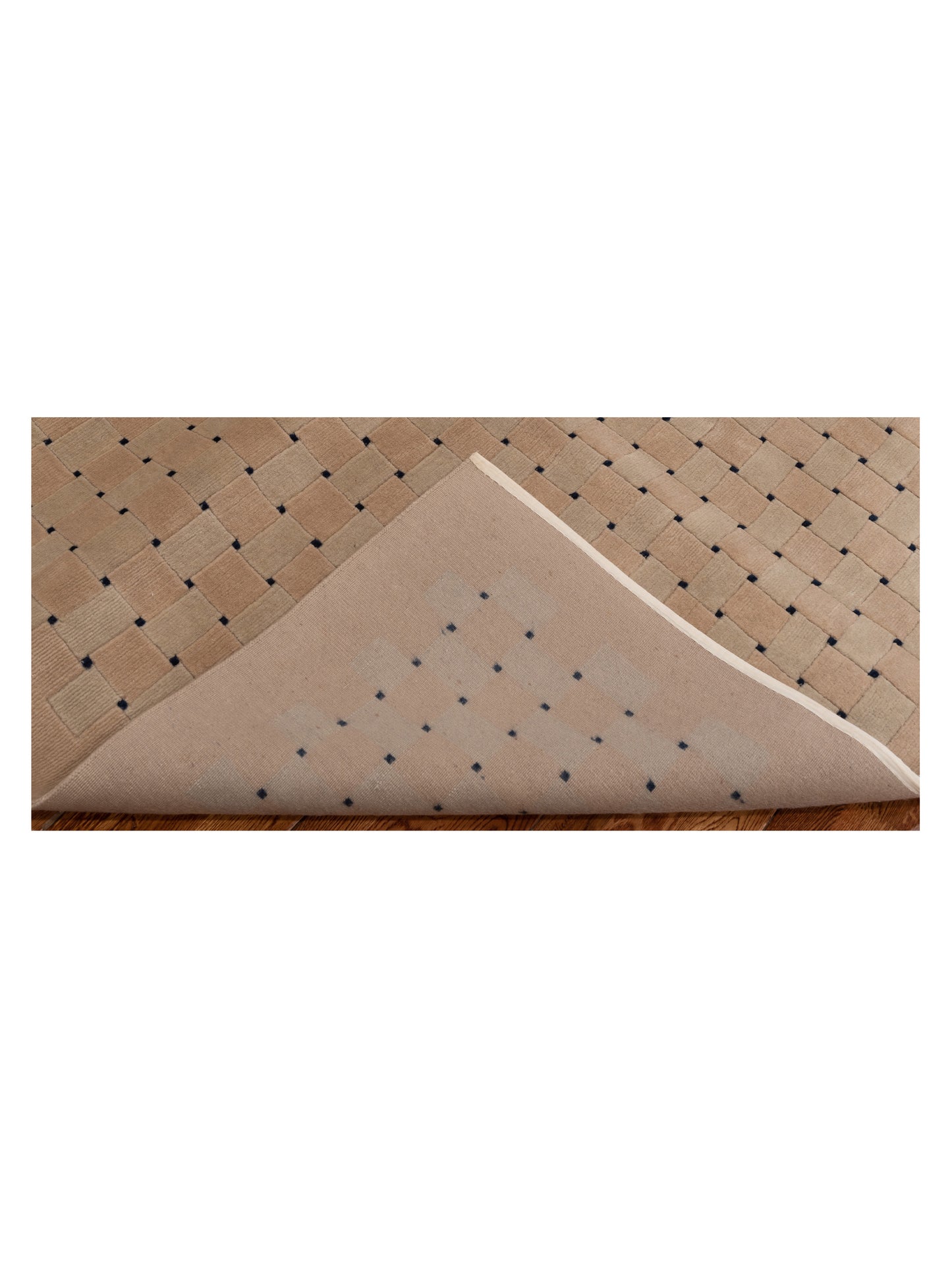 Tibarra Cream Beige 7.8x9.9 Hand Knotted Rug