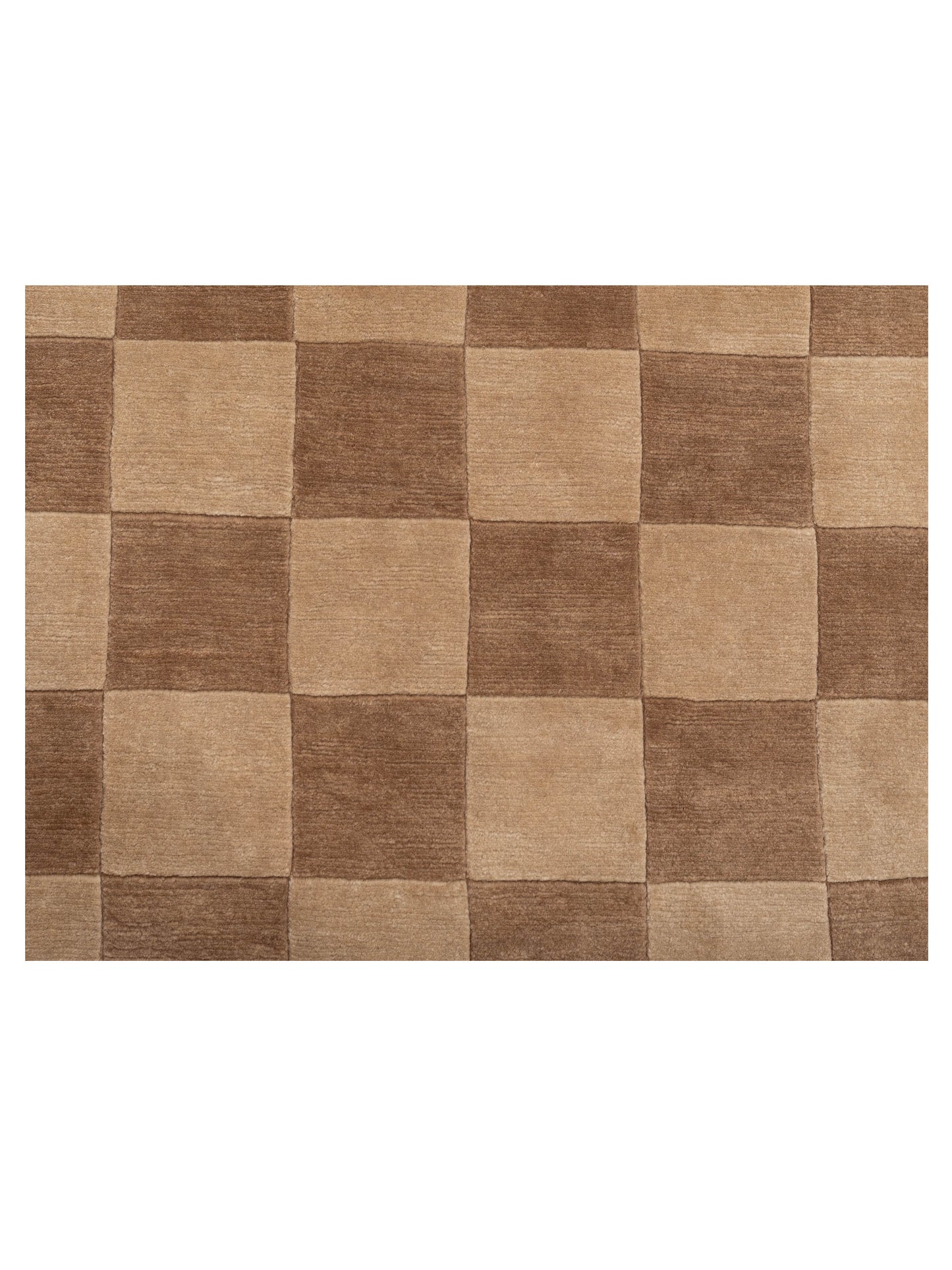 Tibarra Beige Brown 4.11x7.3 Hand Knotted Rug