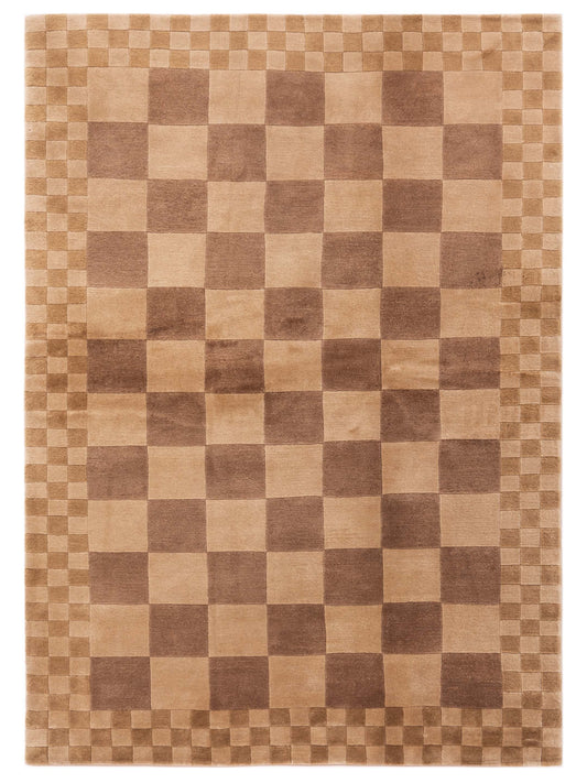 Siena Himalayan  Beige Brown Contemporary