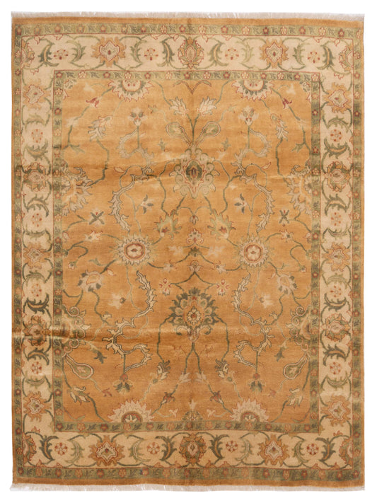 Rajpur Oushak Shah  Gold Ivory Traditional