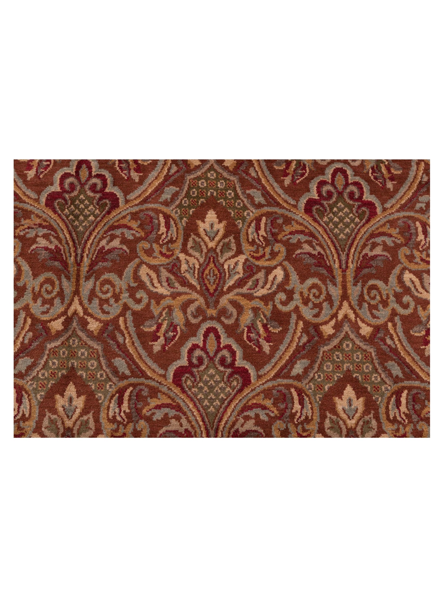 Modeva Brown 6x8.10 Hand Knotted Rug