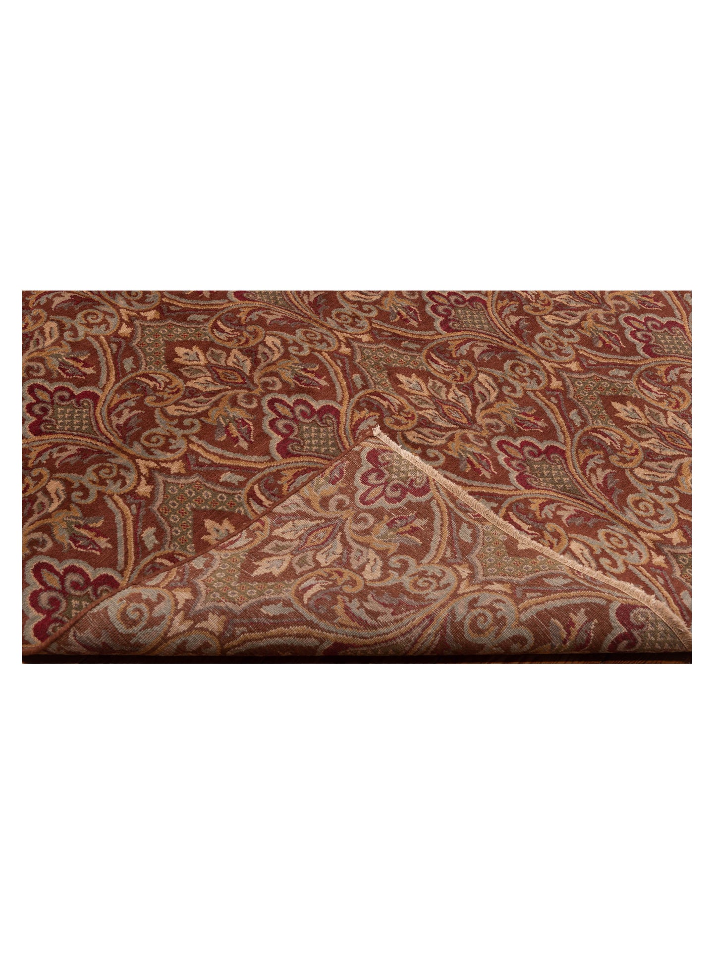 Modeva Brown 6x8.10 Hand Knotted Rug