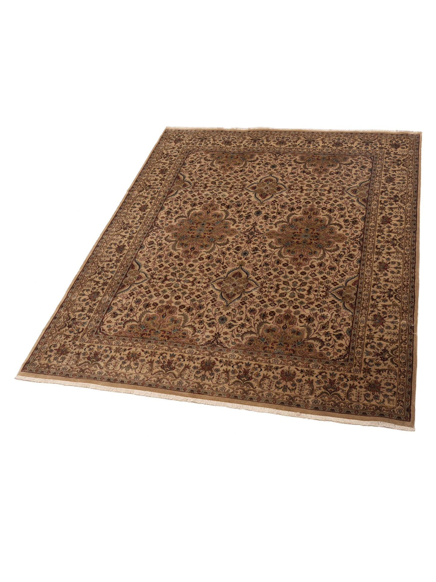 Sansira Ivory Ivory 8x9.10 Hand Knotted Rug