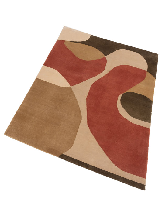 Tibarra Multi 6.1x8.10 Hand Knotted Rug