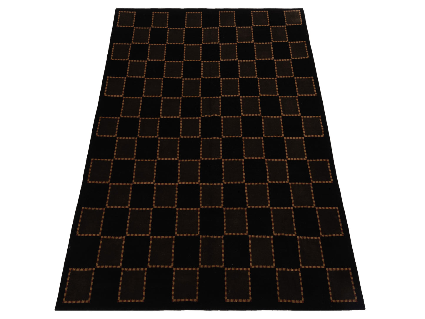 Tibarra Black Green 8x9.11 Hand Knotted Rug