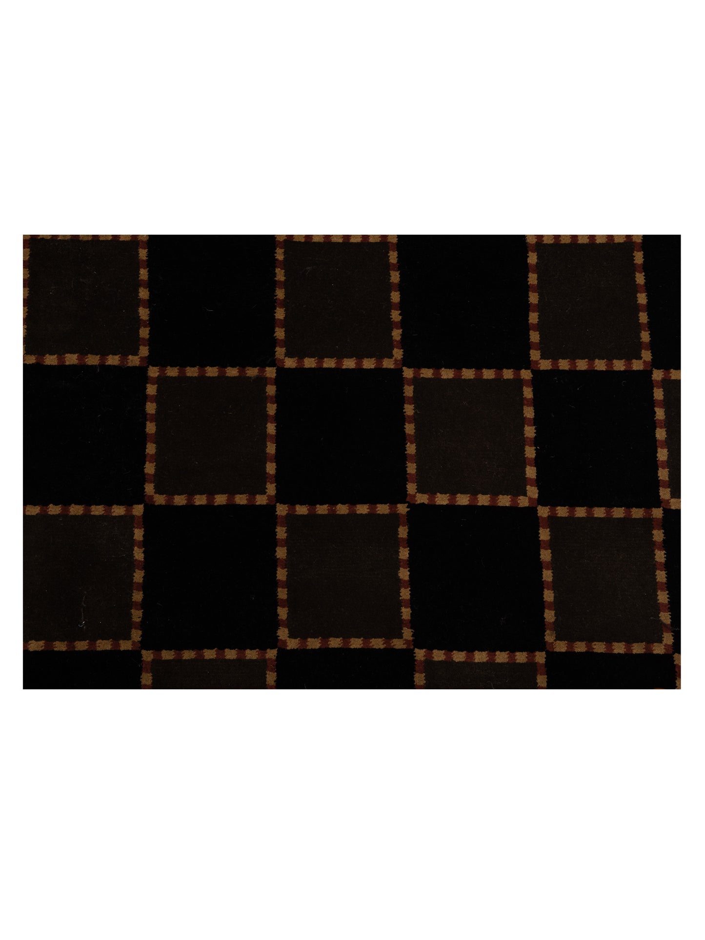 Tibarra Black Green 8x9.11 Hand Knotted Rug