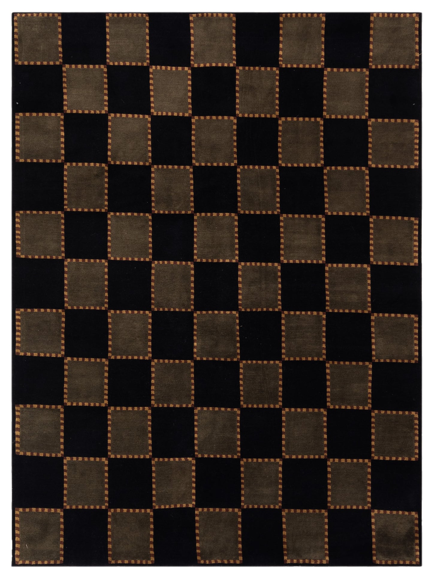 Siena Himalayan  Black Green Contemporary