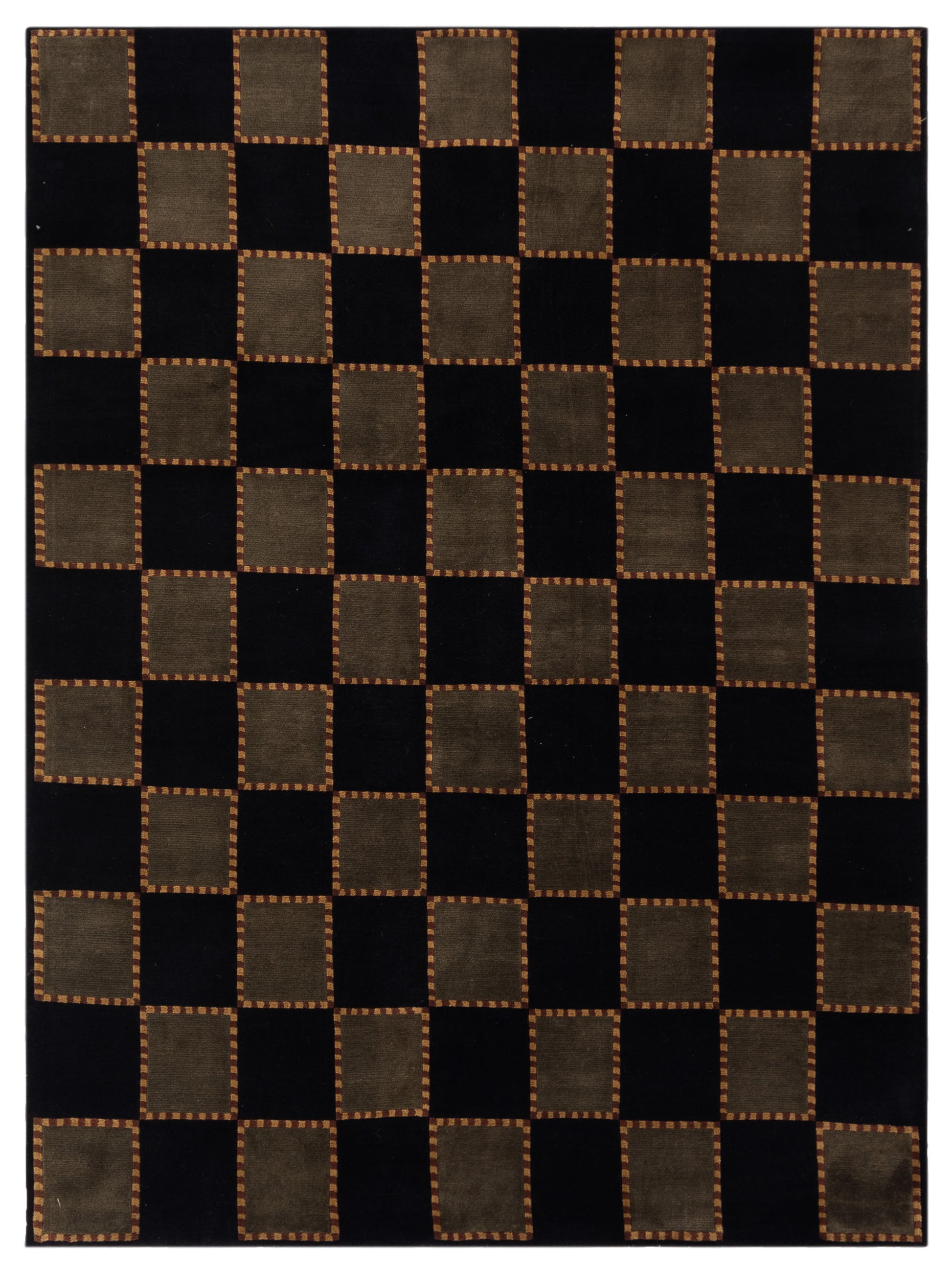 Siena Himalayan  Black Green Contemporary