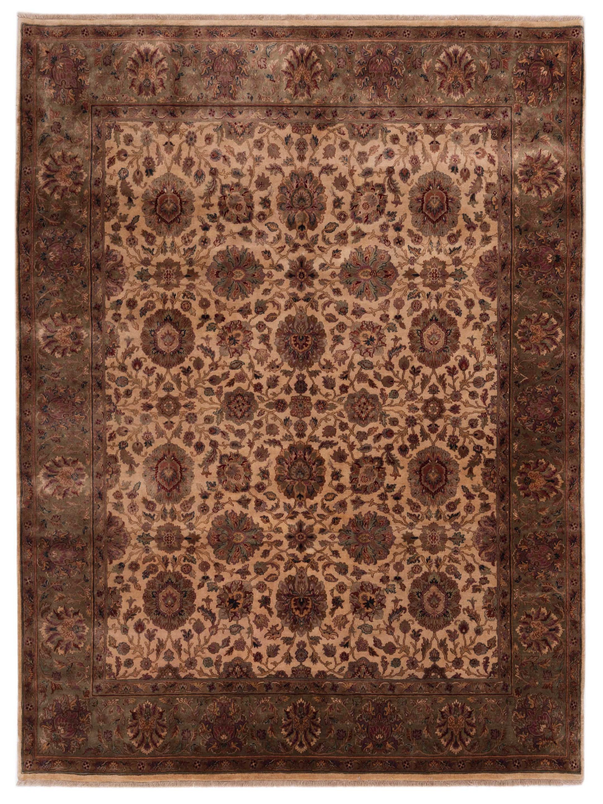 Rajpur Crown  Beige Green Transitional