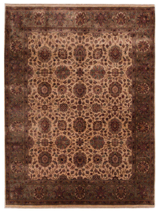 Rajpur Crown  Beige Green Transitional