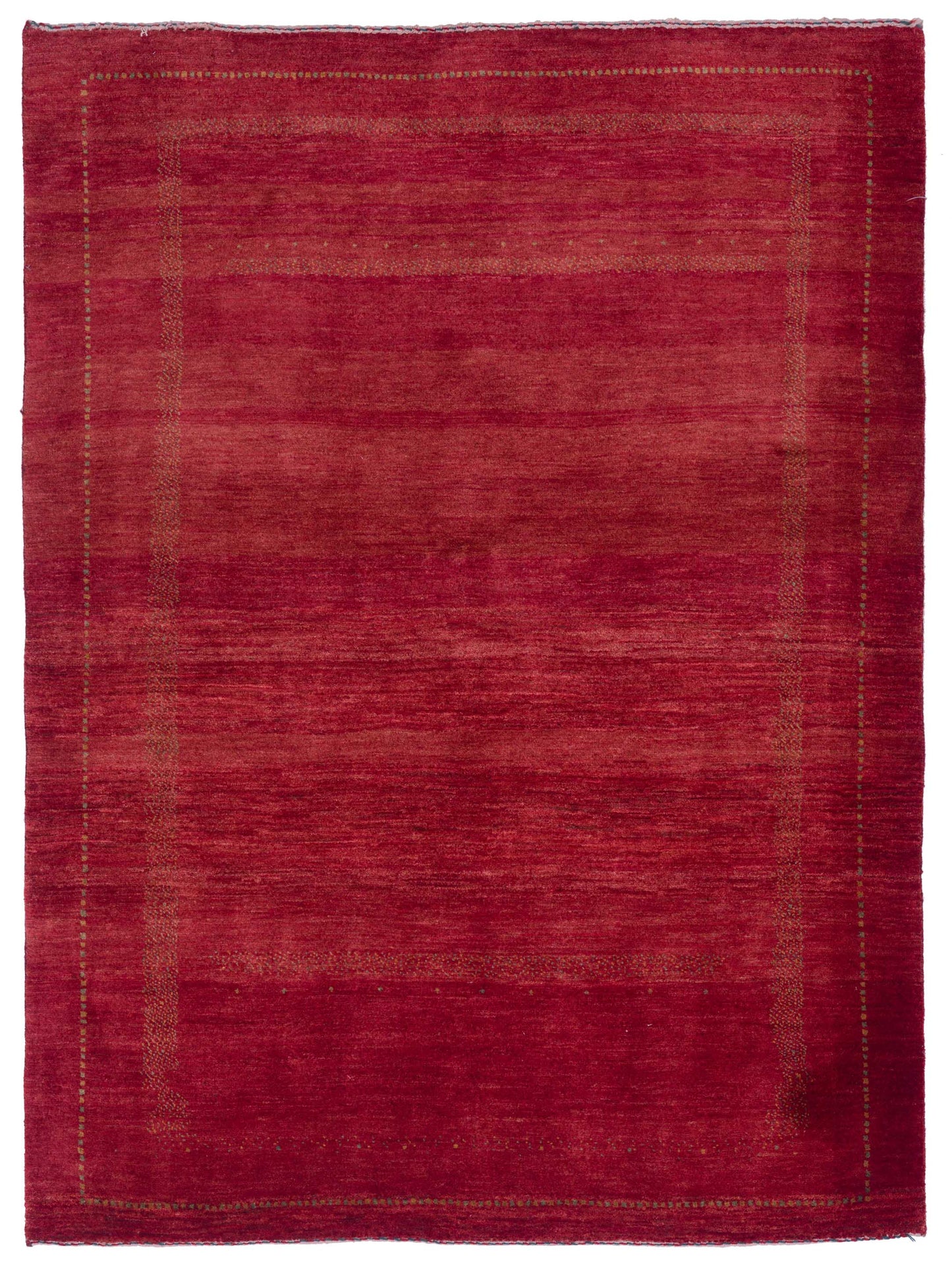 Siena Modern Gabbeh  Red  Contemporary