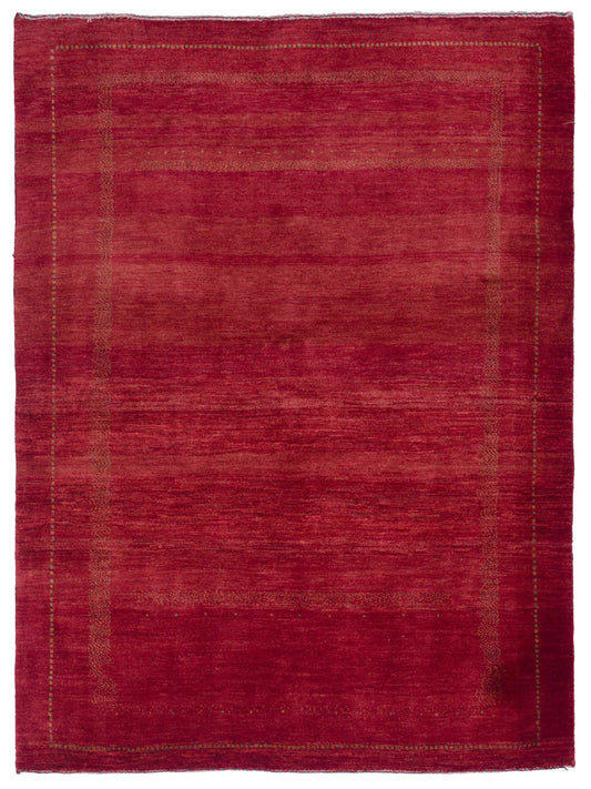 Siena Modern Gabbeh  Red  Contemporary