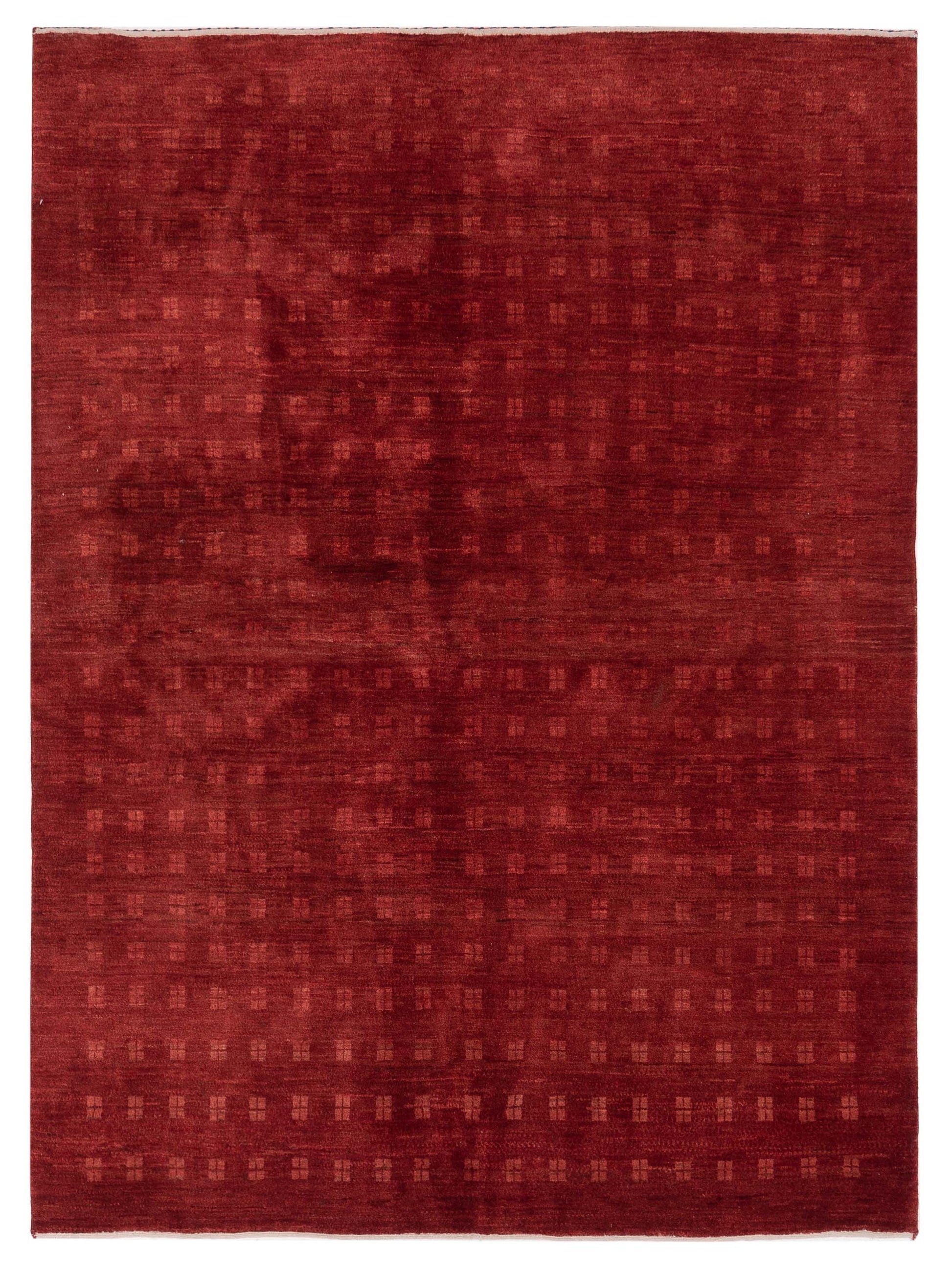 Siena Modern Gabbeh  Red Red Contemporary