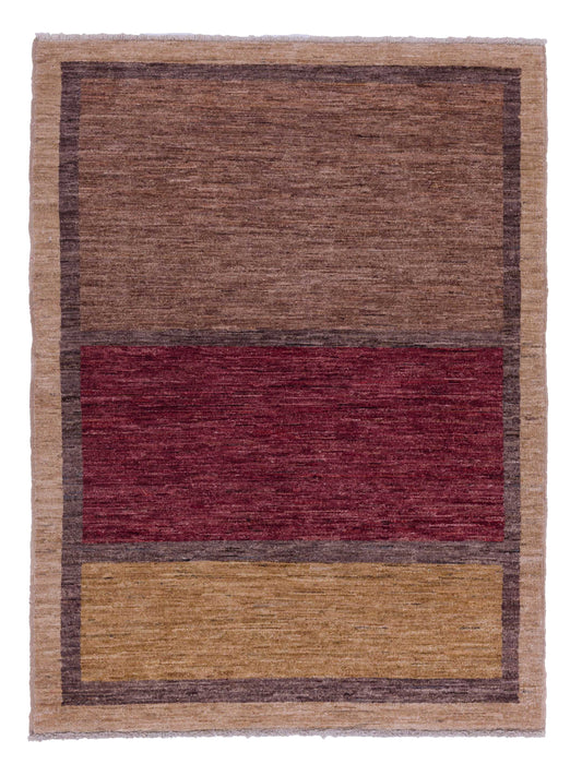 Nomad Bahar  Brown Red Contemporary