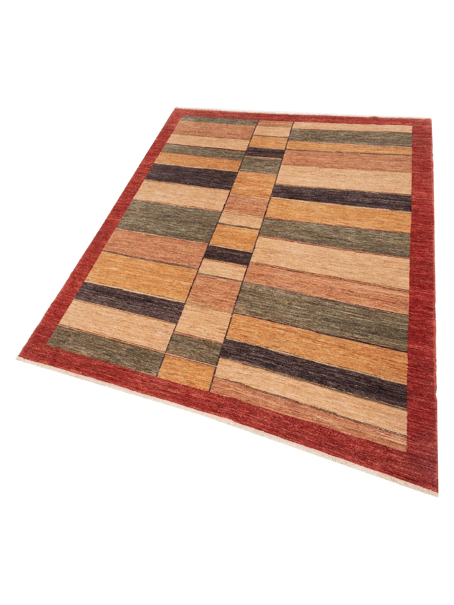 Terralin Multi 6.7x9 Hand Knotted Rug