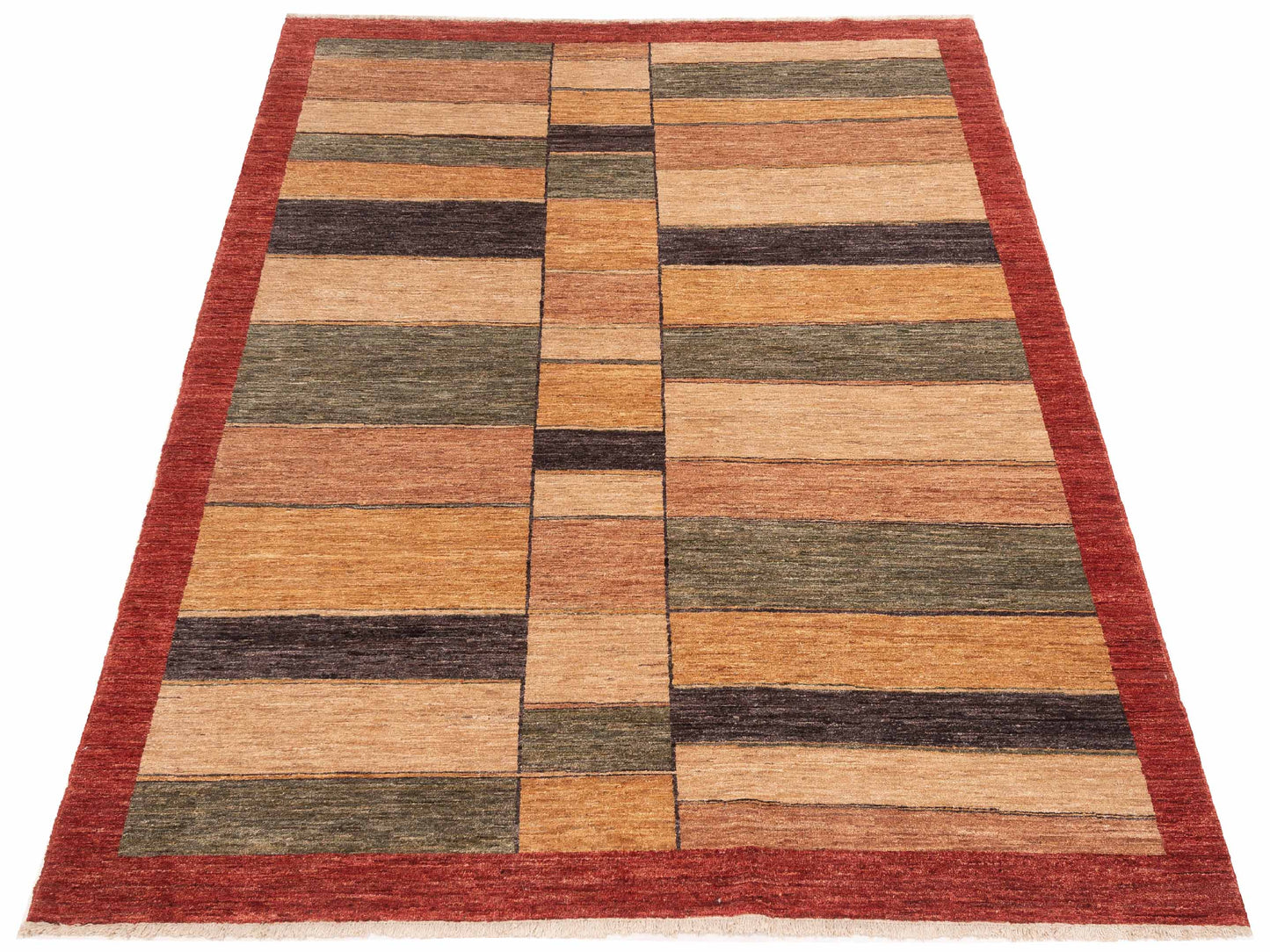 Terralin Multi 6.7x9 Hand Knotted Rug