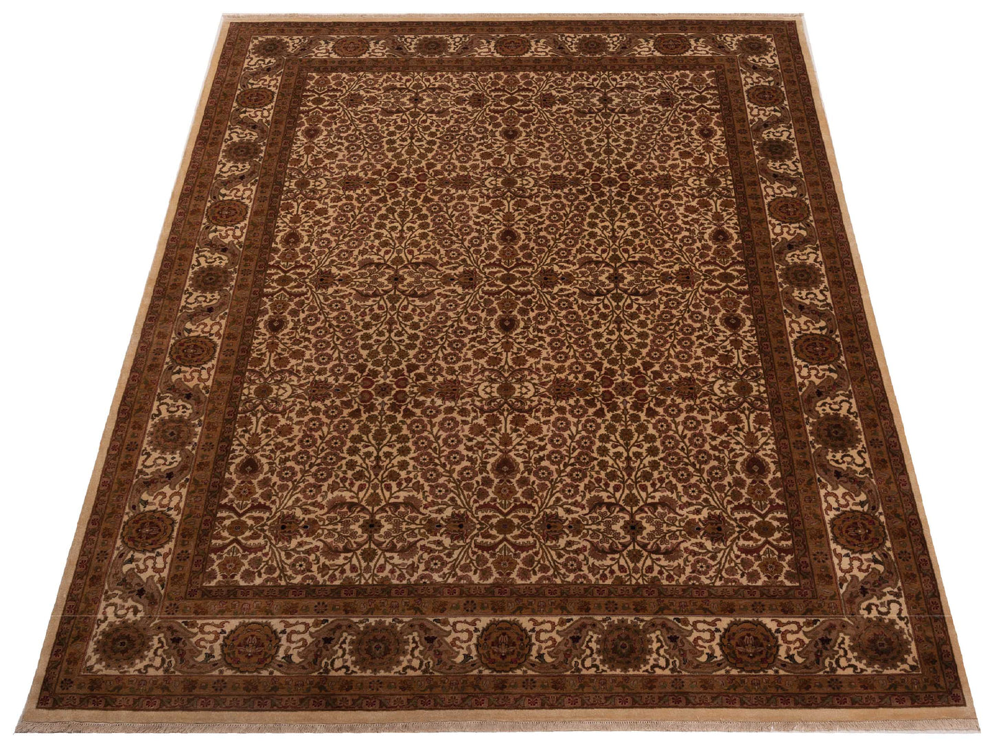 Sansira Ivory Ivory 9x11.10 Hand Knotted Rug