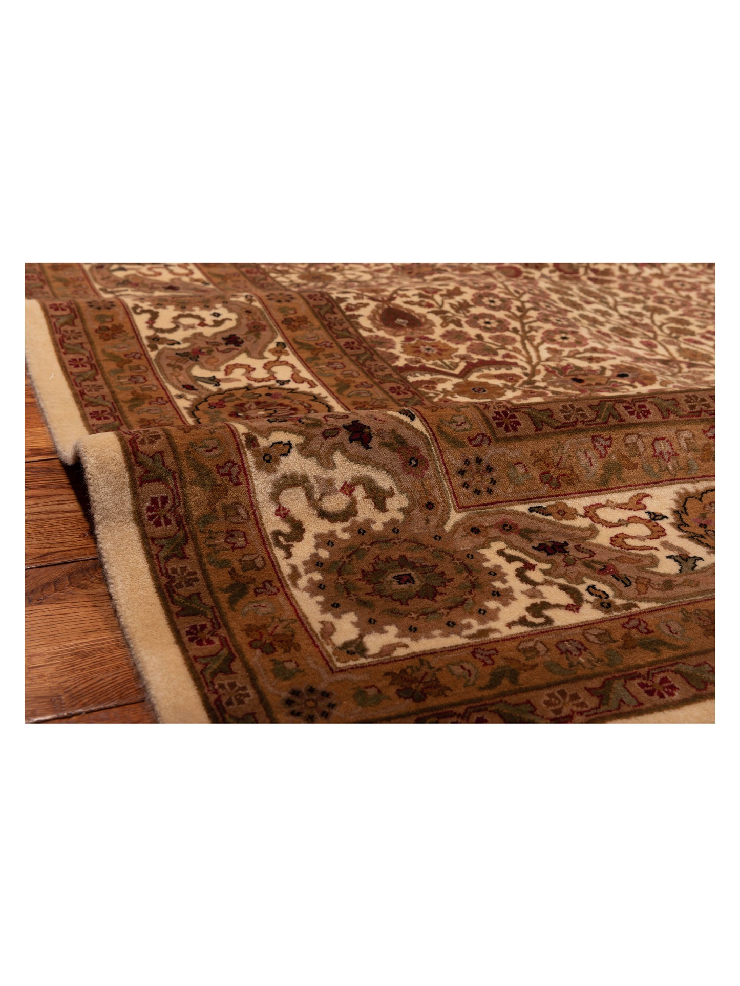 Sansira Ivory Ivory 9x11.10 Hand Knotted Rug