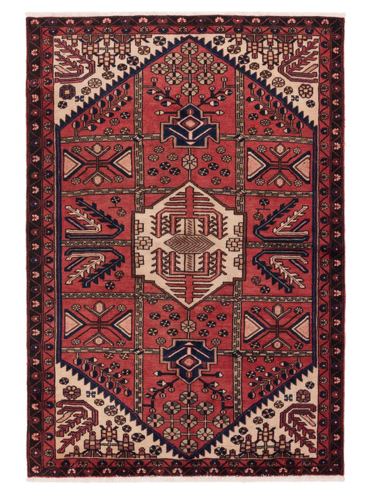 Pasha Antique Heirloom  Red Brown Traditional
