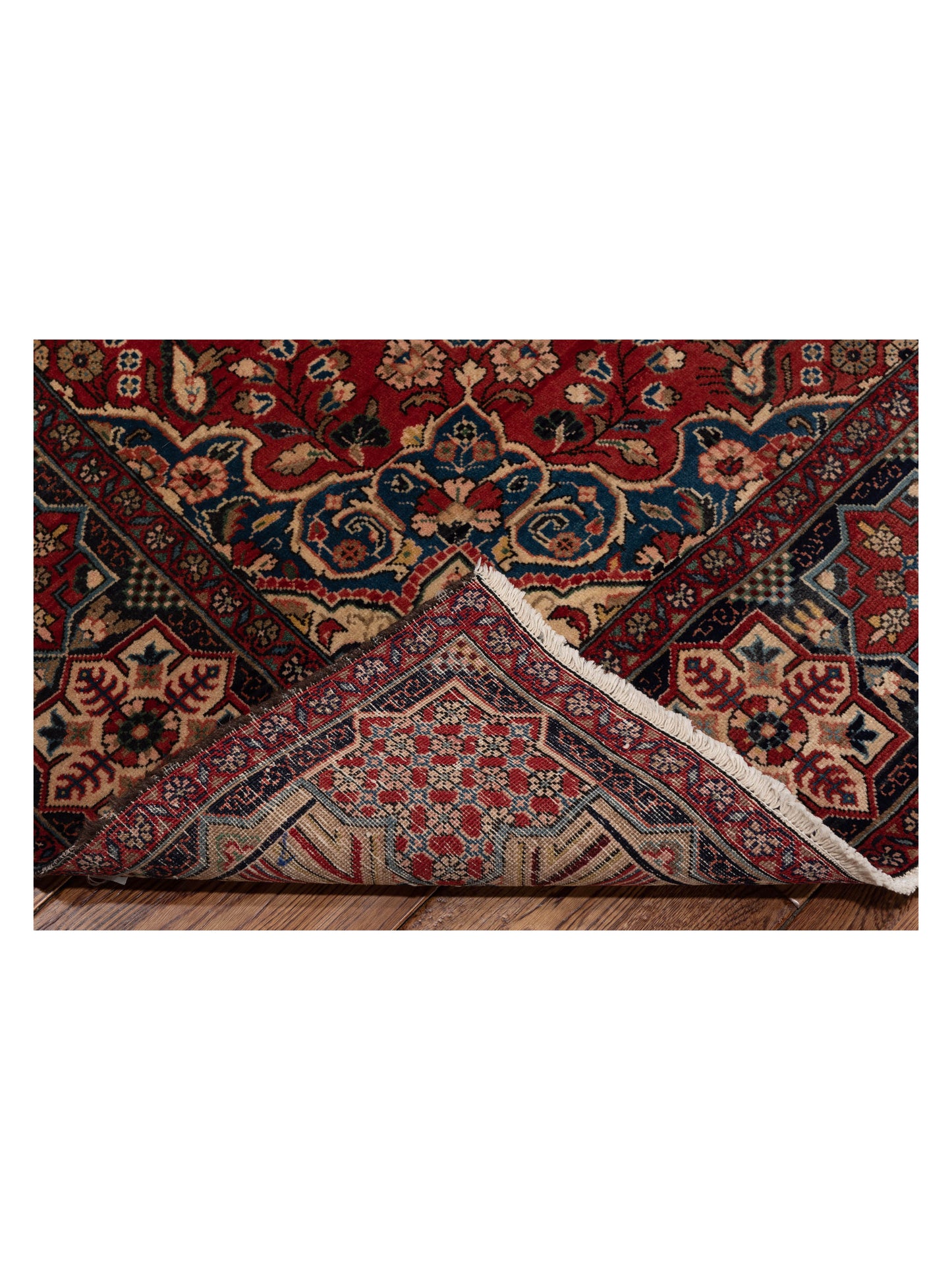 Antiqua Heirloom Brown Navy 8.3x11.4 Hand Knotted Rug