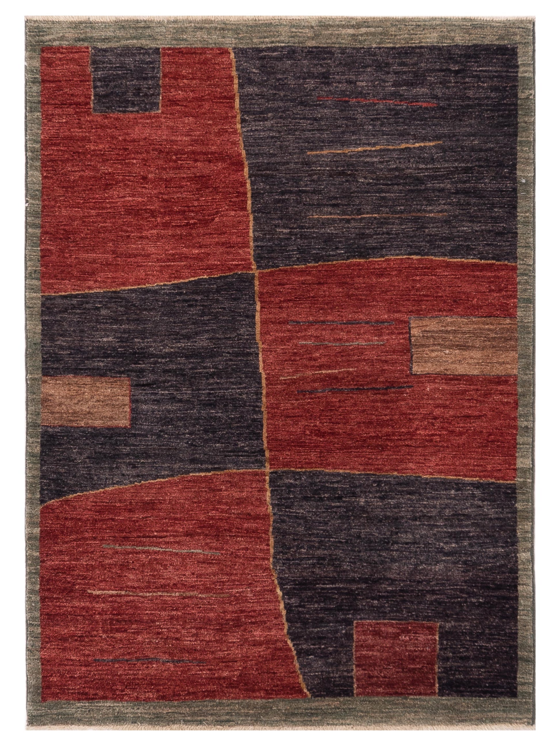 Nomad Bahar  Red Charcoal Contemporary
