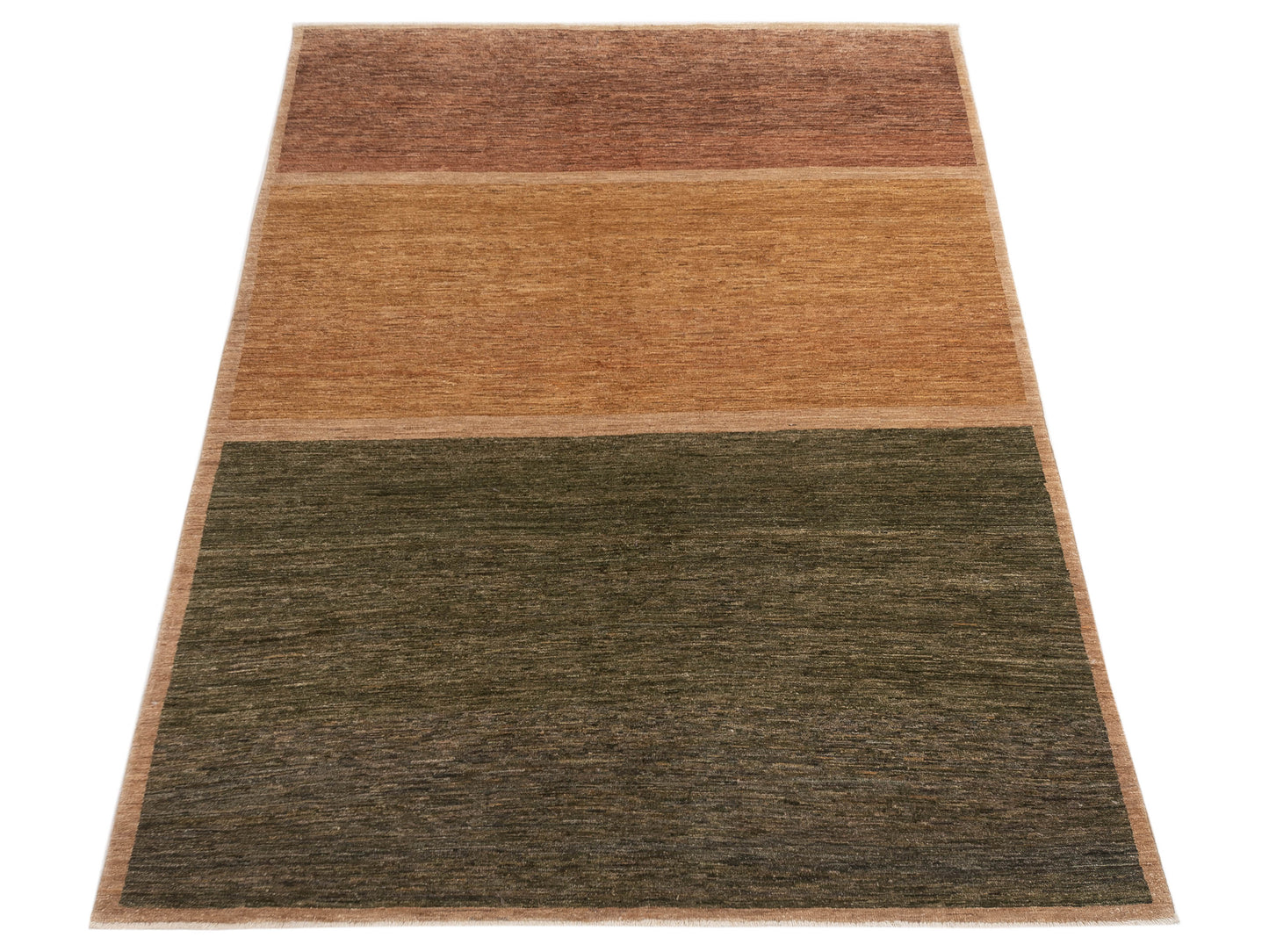 Terralin Green 5.7x8.1 Hand Knotted Rug