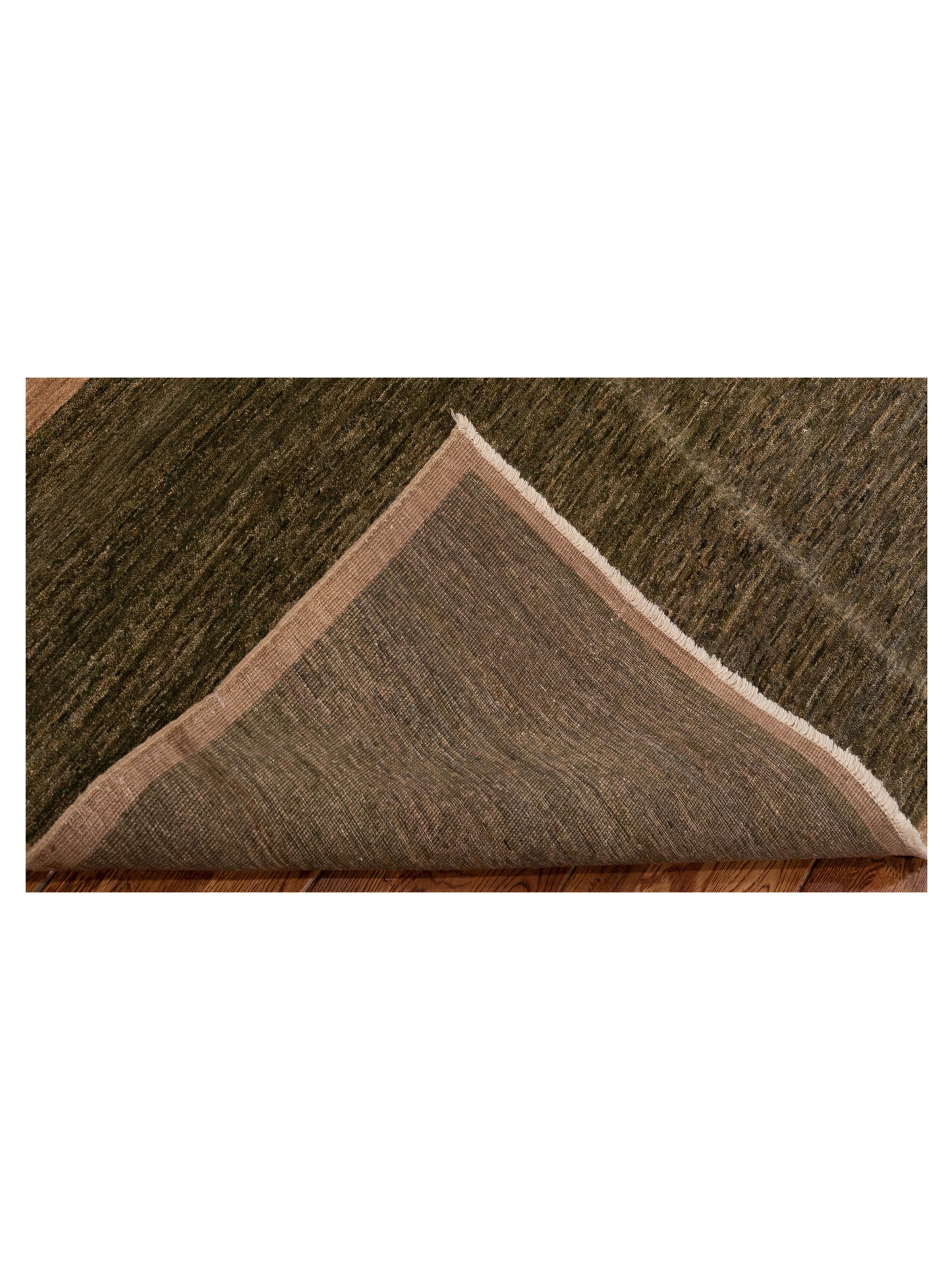 Terralin Green 5.7x8.1 Hand Knotted Rug