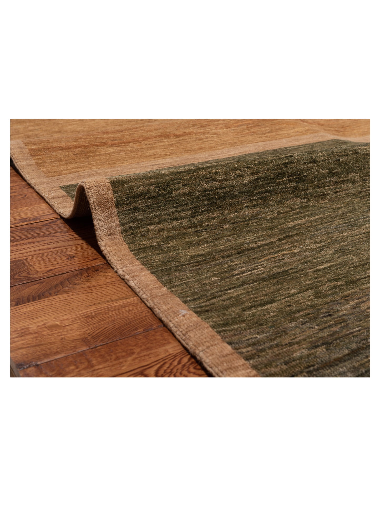 Terralin Green 5.7x8.1 Hand Knotted Rug