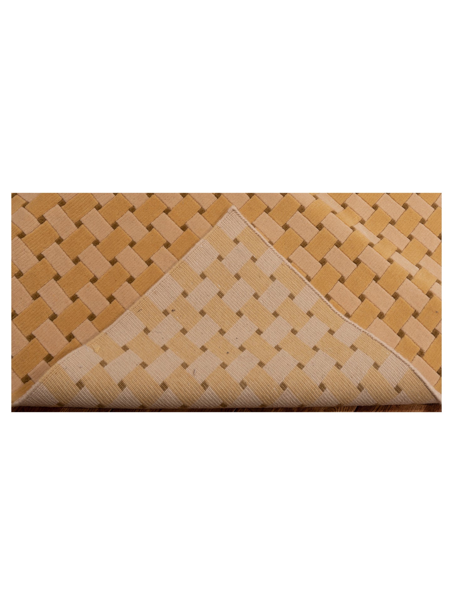 Tibarra Gold Ivory 8.2x9.9 Hand Knotted Rug