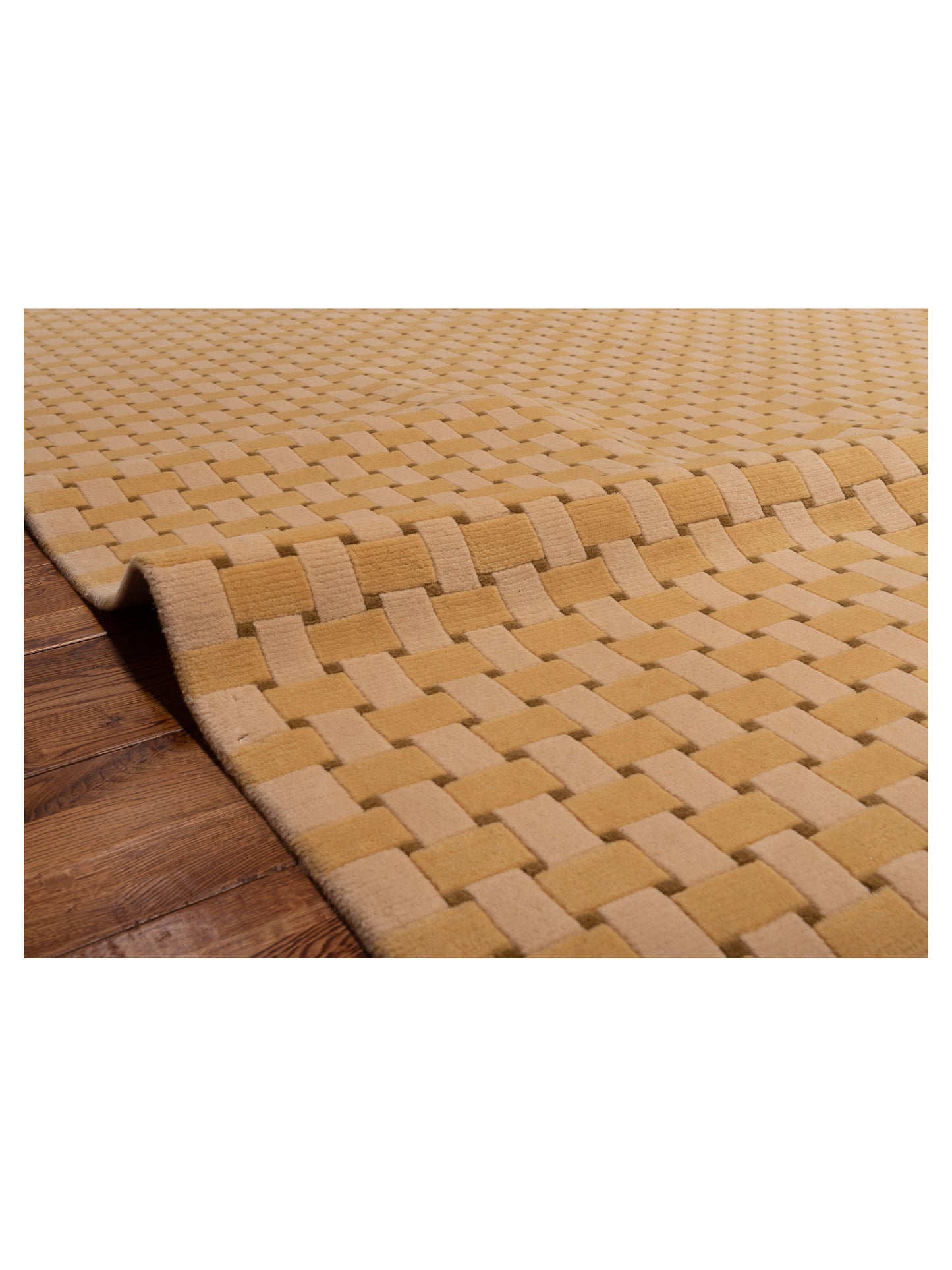 Tibarra Gold Ivory 8.2x9.9 Hand Knotted Rug