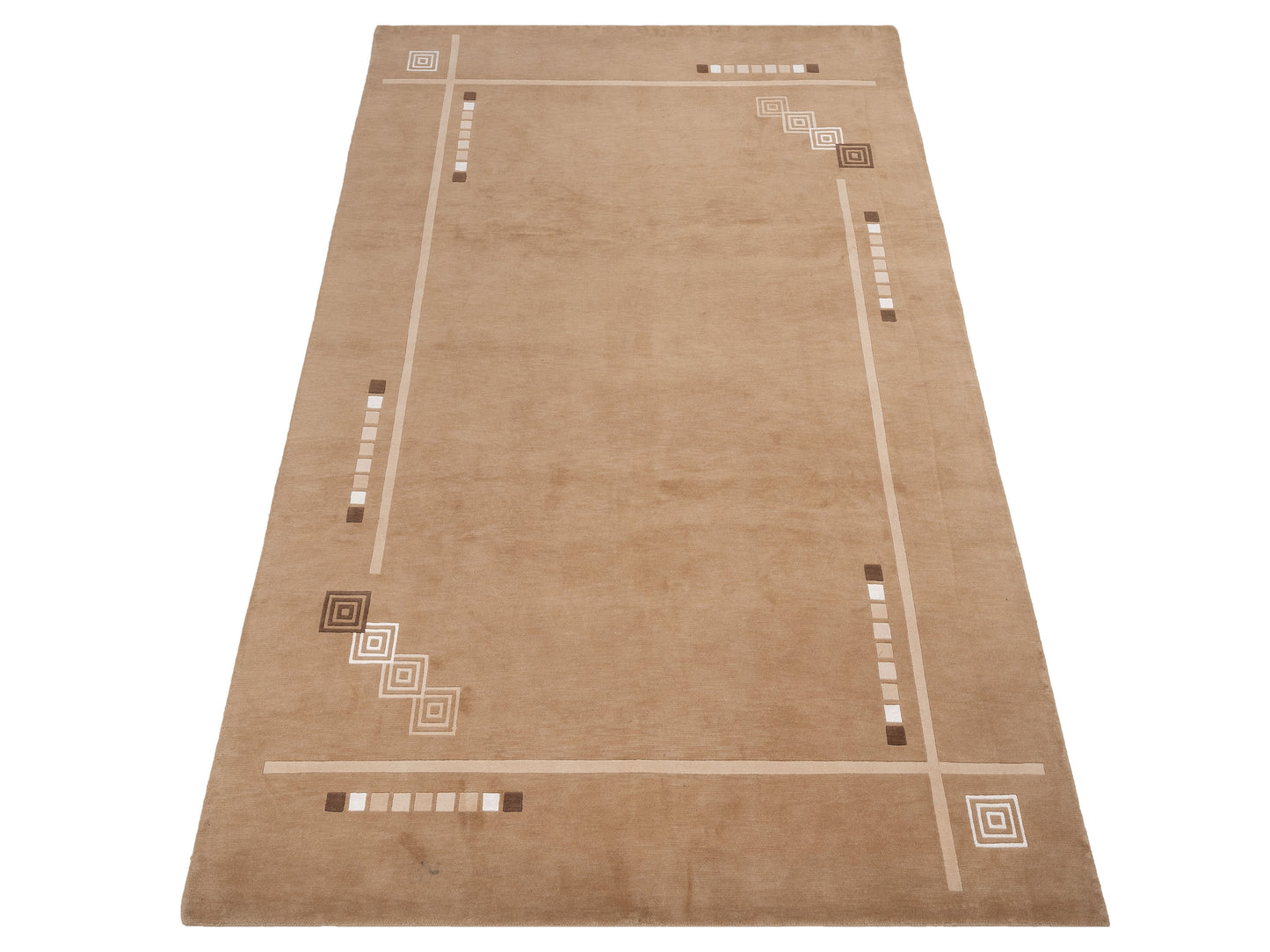 Tibarra Beige 8.2x11.5 Hand Knotted Rug