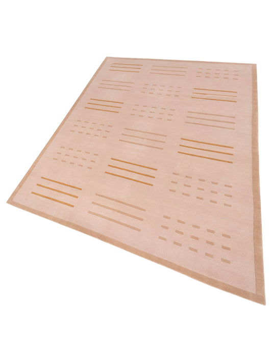 Tibarra Beige 8.3x11.6 Hand Knotted Rug