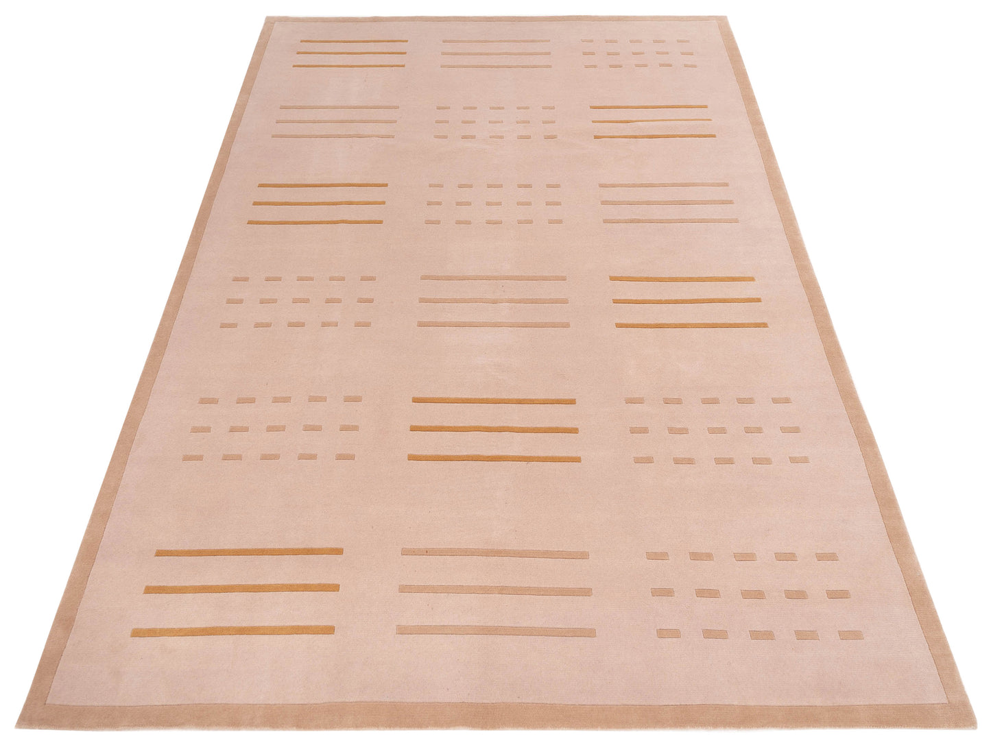 Tibarra Beige 8.3x11.6 Hand Knotted Rug