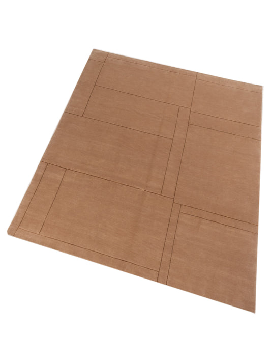 Tibarra Beige 8.4x9.11 Hand Knotted Rug