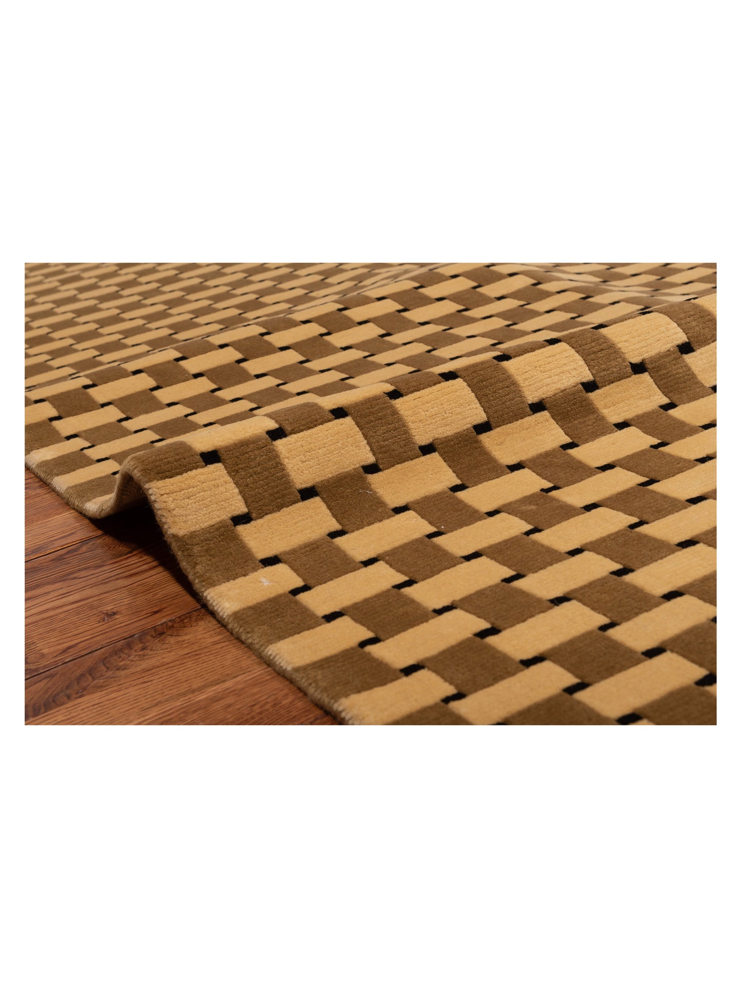 Tibarra Ivory Brown 8.2x9.10 Hand Knotted Rug