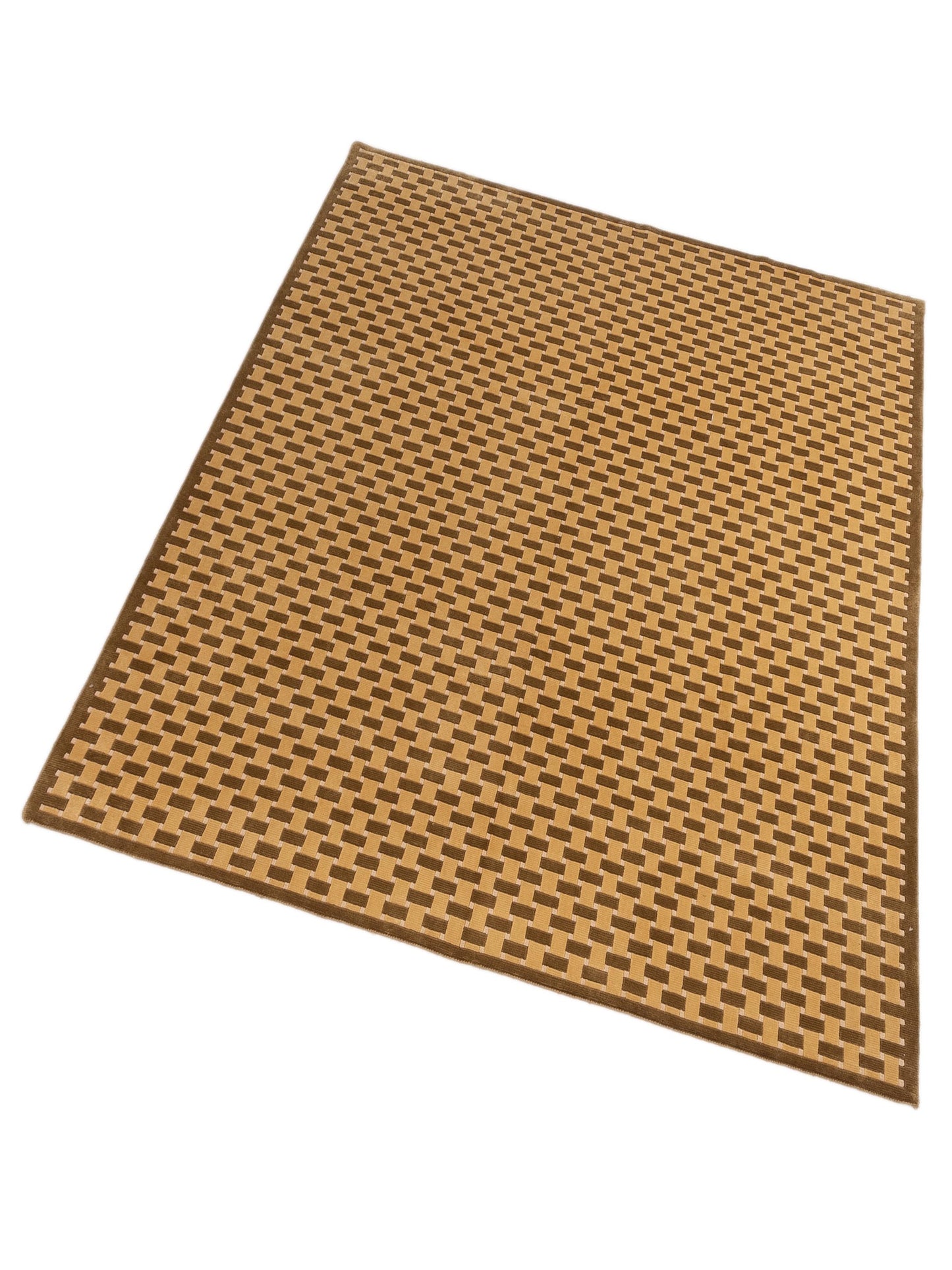 Tibarra Gold Olive 8.1x9.9 Hand Knotted Rug