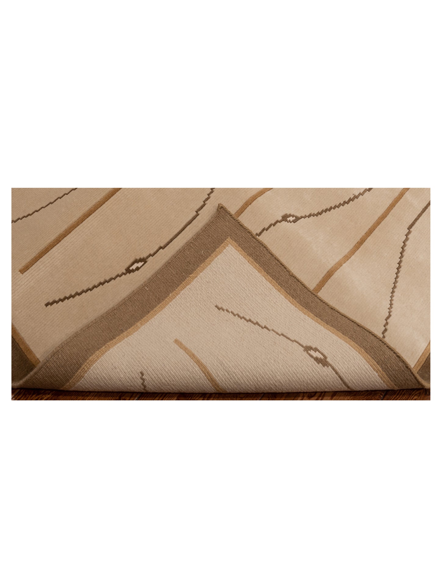 Tibarra Ivory Green 8.4x9.11 Hand Knotted Rug