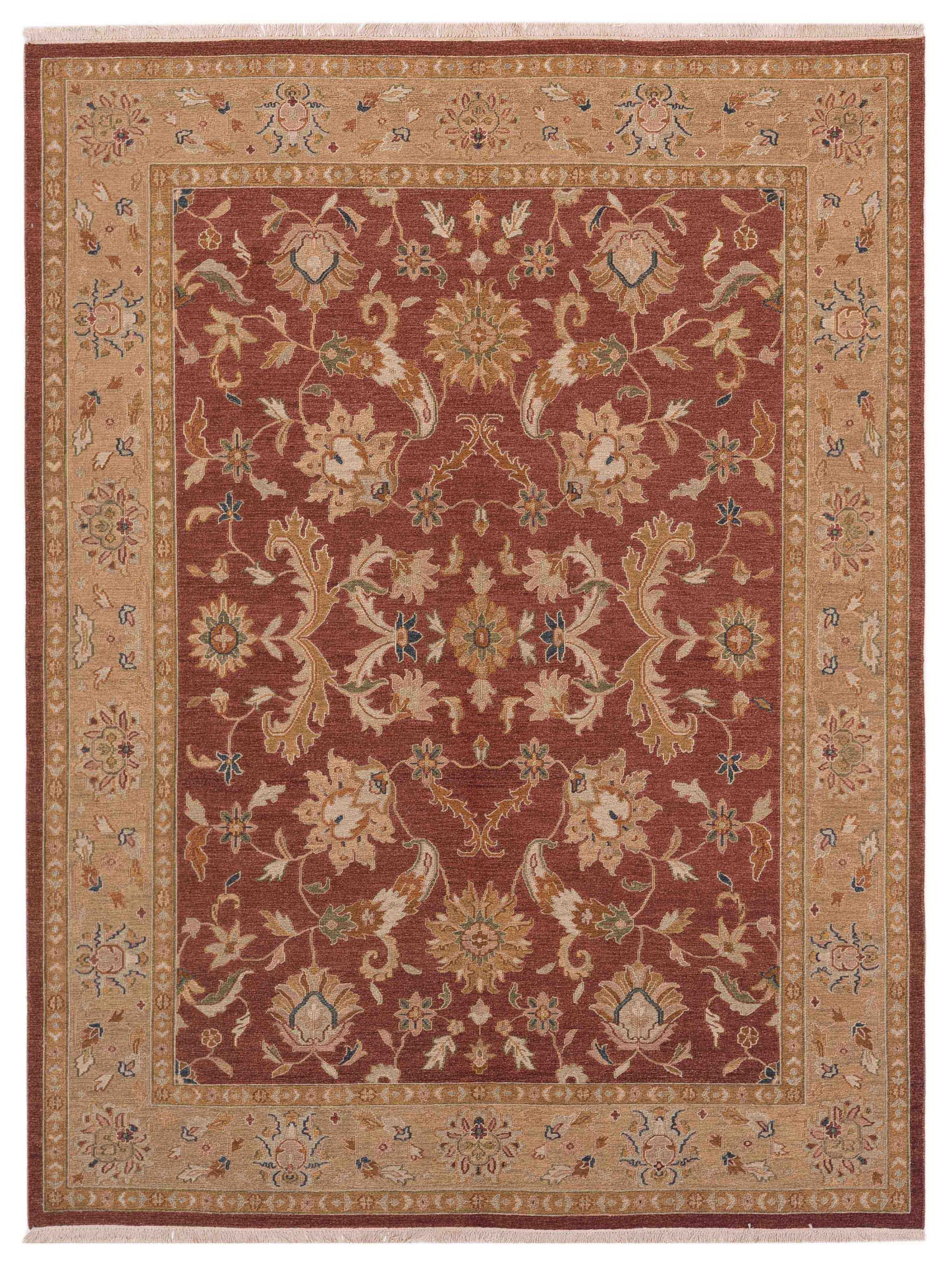 Rajpur Soumak  Rust Brown Traditional