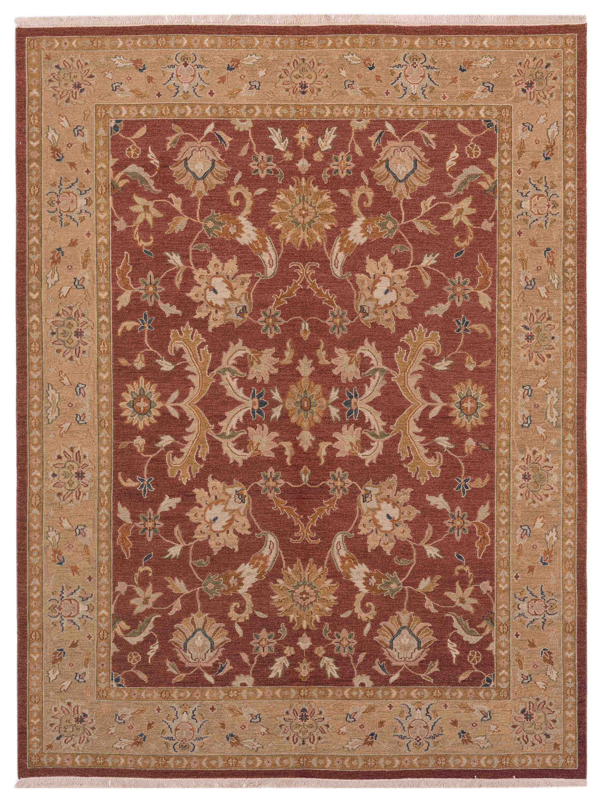 Rajpur Soumak  Rust Brown Traditional