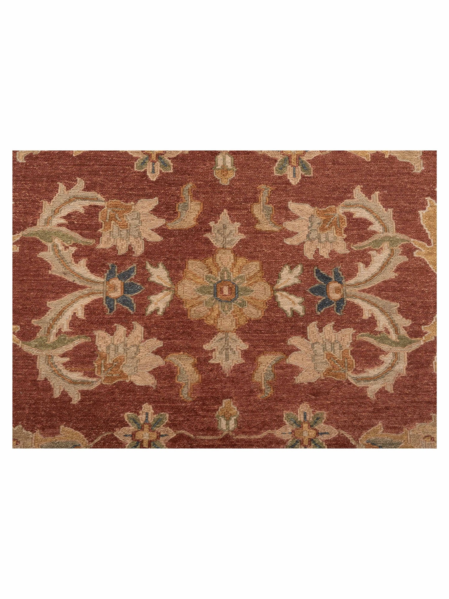 Soumak Rust Gold 7.10x10 Hand Woven Rug