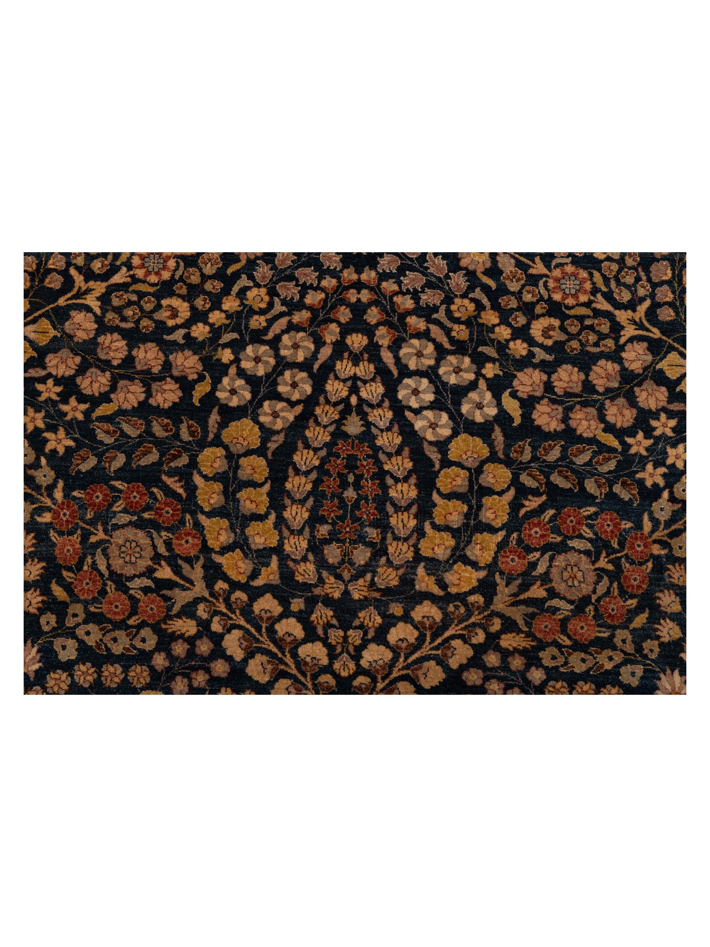 Jallira Navy Gold 9x11.9 Hand Knotted Rug