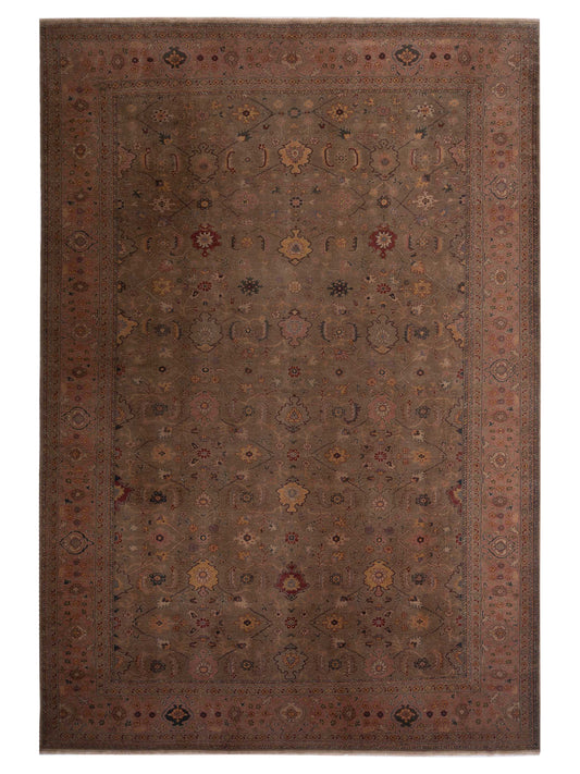 Pasha Turkish Elvan  Green Pink Traditional