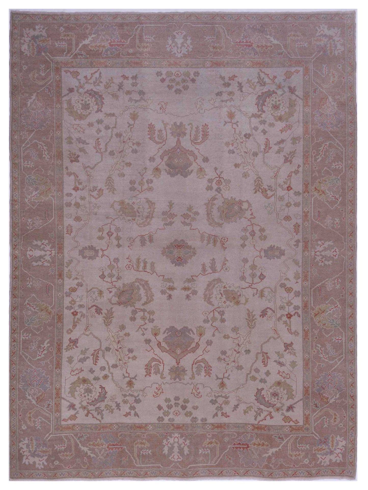 Pasha Anadol Oushak  Ivory Light Brown Transitional