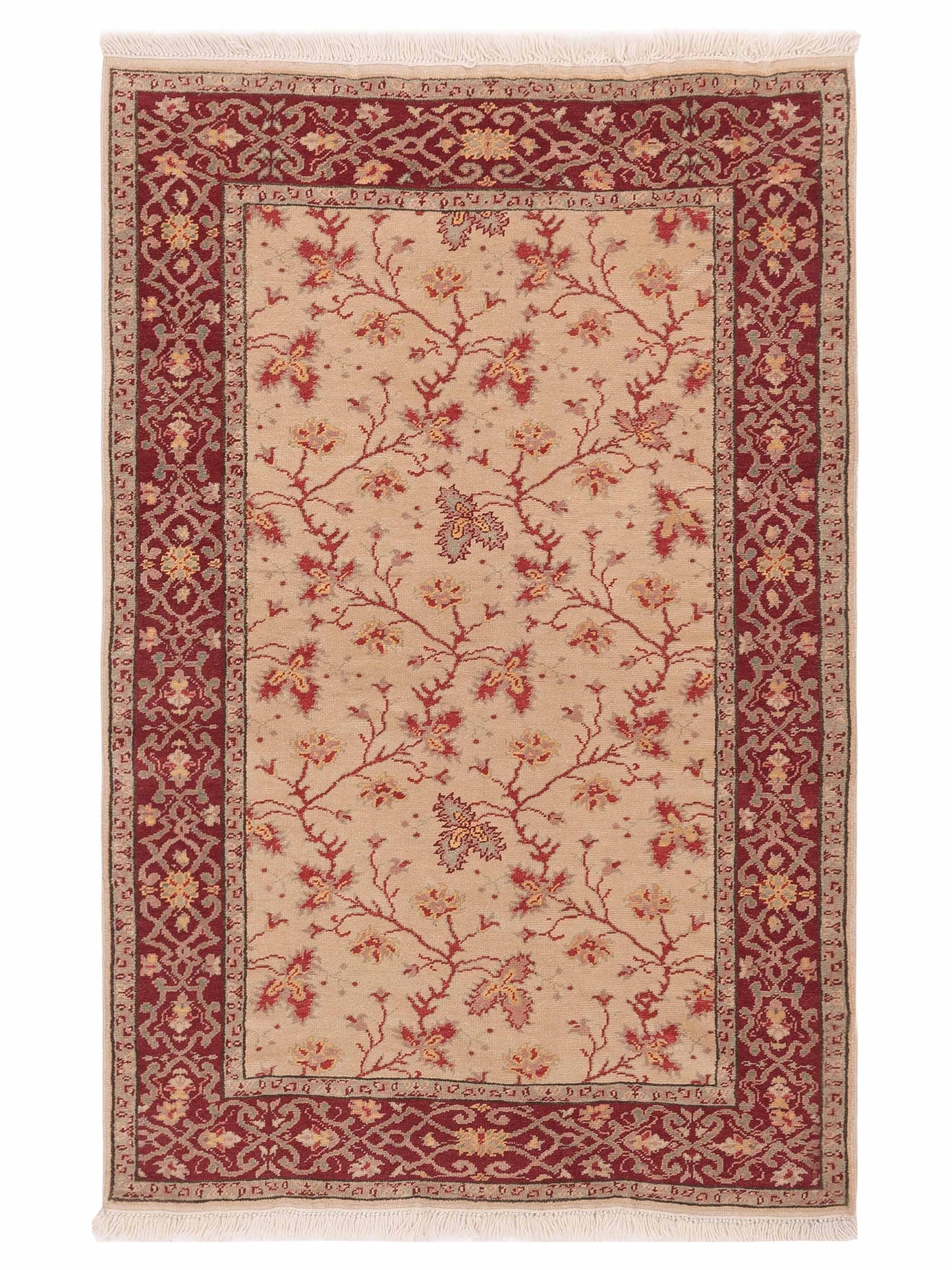 Pasha Antique Loom  Beige Red Transitional